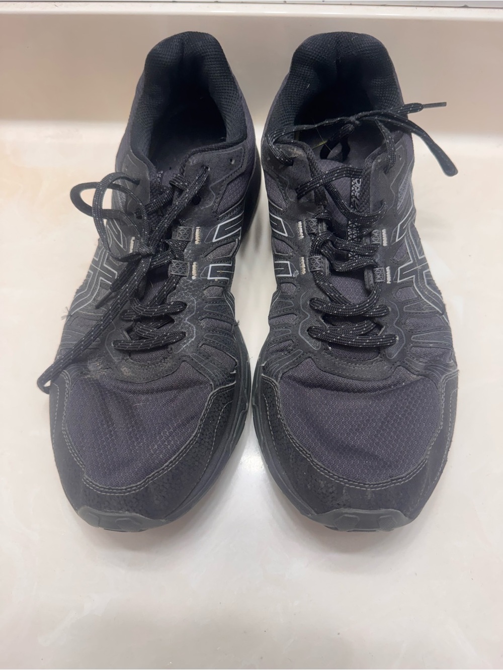 ASICS Gel Venture 7 Men’s Size 13 4E Extra Wide Black Trail Running Sneakers